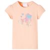 T-shirt de crian&ccedil;a laranja-claro 128