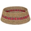 vidaXL Collar para &Aacute;rvore de Natal Redondo Natural Di&acirc;m. 75 x 25 cm