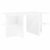 vidaXL Mesa de centro Branco 87 x 50 x 45 cm Madeira engenheirada
