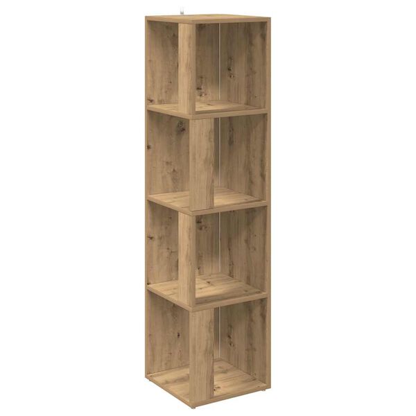 vidaXL Arm&aacute;rio canto 33x33x132 cm derivados madeira carvalho artisiano