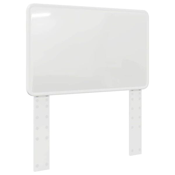 vidaXL Cabeceira Branco Brilhante 75 cm Madeira processada