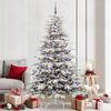 vidaXL &Aacute;rvore de Natal Articulada Artificial Branco 210 cm PE e PVC