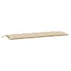 vidaXL Almofad&atilde;o p/ banco de jardim 180x50x7 cm tecido oxford bege