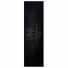 vidaXL Tapete de Cozinha Talher Preto 150 x 45 cm Veludo