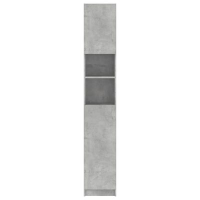 vidaXL Armário casa banho 32x25,5x190 cm contraplacado cinza cimento