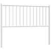 vidaXL Cabeceira de cama 107 cm metal branco