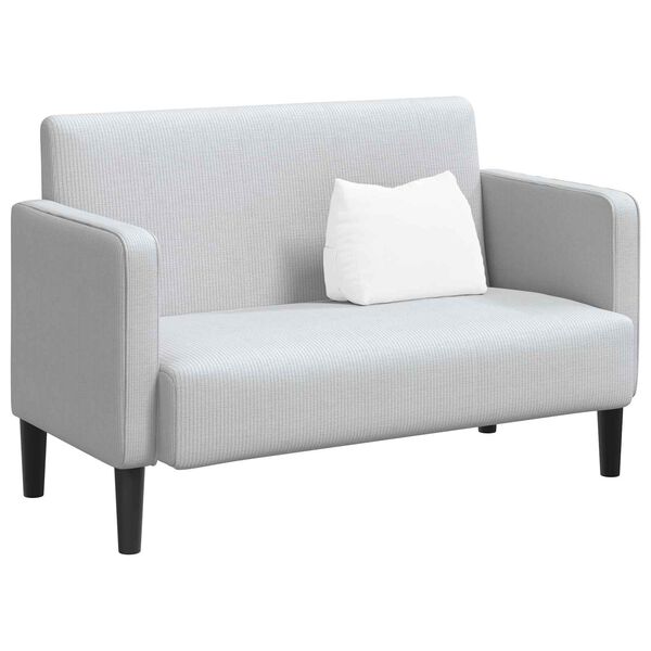 vidaXL Travesseiro para Costas Branco 45 x 20 x 35 cm tecido