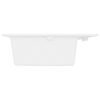 vidaXL Pia de cozinha Branco 79 x 50 x 31 cm Quartzo e Resina