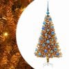 vidaXL &Aacute;rvore de Natal Ouro 120 cm PET