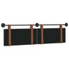 vidaXL Cabeceira Suspensa Liso Cinzento-acastanhado 170 x 55 x 5 cm