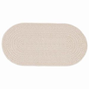 vidaXL Tapete ZIZUR Creme 150 x 80 cm Polipropileno