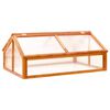 vidaXL Estufa madeira de abeto maci&ccedil;a 114x80x50 cm castanho