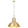 vidaXL Candeeiro suspenso redondo 25 W 48 cm E27 bronze