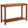 vidaXL Mesa consola para jardim 110x40x75 cm madeira de ac&aacute;cia maci&ccedil;a
