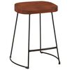 vidaXL Bancos de bar Gavin 2 pcs 45x38x53 cm madeira mangueira maci&ccedil;a