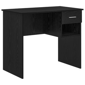 vidaXL Mesa Carvalho Preto 90 x 49 x 75 cm Derivados de Madeira