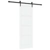 vidaXL Porta Deslizante ORKDAL Branco 73,5 x 211 cm