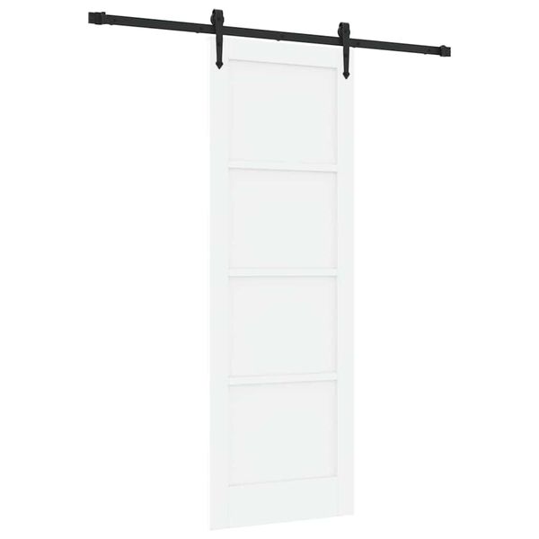 vidaXL Porta Deslizante ORKDAL Branco 73,5 x 211 cm