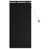 vidaXL Cortina Veneziana Preto 55 x 130 cm 35 mm