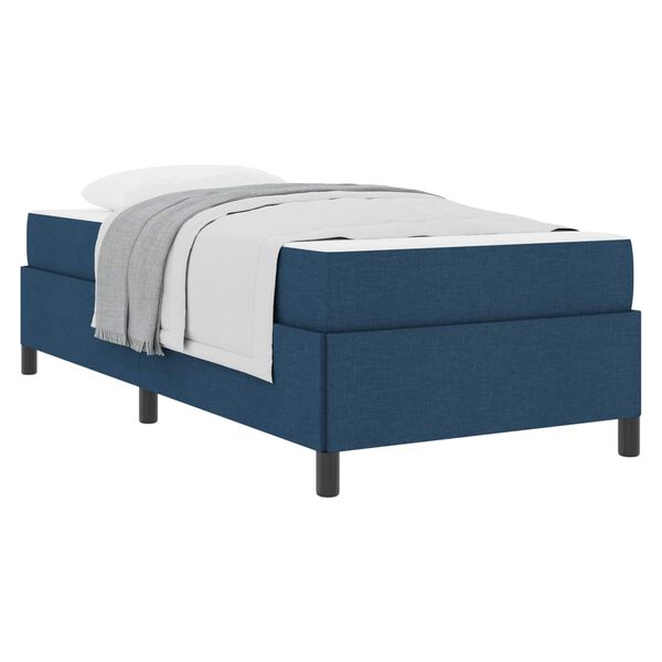 vidaXL Cama Box Azul 100 x 200 cm tecido