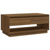 vidaXL Mesa centro 102,5x55x44 cm derivados madeira carvalho castanho