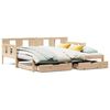vidaXL Sof&aacute;-cama com gavet&atilde;o e gavetas sem colch&atilde;o 90x200 cm