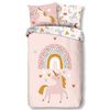 Good Morning Capa de edred&atilde;o infantil UNILOVE 140x200/220cm multicor