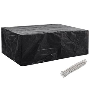 vidaXL Capa para mobili&aacute;rio de jardim com 8 ilh&oacute;s 242x162x100 cm