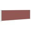 vidaXL Toldo lateral retr&aacute;til de p&aacute;tio 180x600 cm castanho