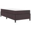 vidaXL Cama Box Marrom Escuro 80 x 200 cm tecido