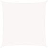vidaXL Para-sol estilo vela 160 g/m&sup2; 6x6 m PEAD branco