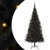 vidaXL &Aacute;rvore de Natal Preto 180 cm PVC