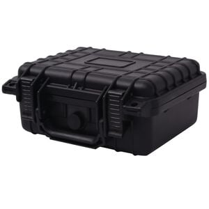 vidaXL Caixa protetora de equipamento 27x24,6x12,4 cm preto