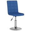 vidaXL Cadeiras de jantar girat&oacute;rias 2 pcs tecido azul