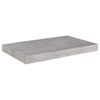 vidaXL Prateleiras de parede 4 pcs 50x23x3,8 cm MDF cinzento-cimento