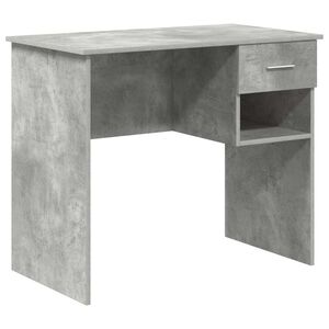 vidaXL Mesa Cinzento 90 x 49 x 75 cm Derivados de Madeira