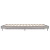 vidaXL Estrutura cama 140x190 cm derivados de madeira cinzento sonoma