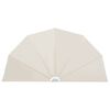 vidaXL Toldo lateral dobr&aacute;vel para terra&ccedil;o 200 cm creme