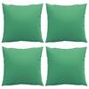 vidaXL Almofadas decorativas 4 pcs 50x50 cm tecido verde