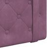 vidaXL Cabeceira Suspensa Roxo 130 x 55 x 5 cm Veludo