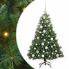 vidaXL &Aacute;rvore de Natal Artificial Verde 120 cm PE e PVC