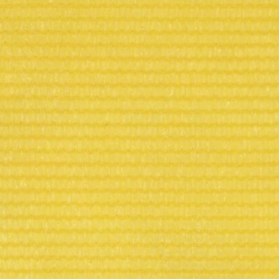 vidaXL Tela de varanda 120x600 cm PEAD amarelo