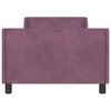 vidaXL Estrutura de Cama Infantil com Cabeceira Roxo 90 x 190 cm