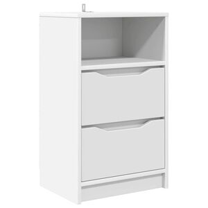 vidaXL Mesa-de-cabeceira Branco 40 x 30 x 467 cm Derivados de Madeira