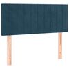 vidaXL Cabeceira de cama veludo 80x5x78/88 cm azul