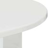 vidaXL Mesa de apoio Branco Brilhante 29,6 x 29,6 x 60 cm