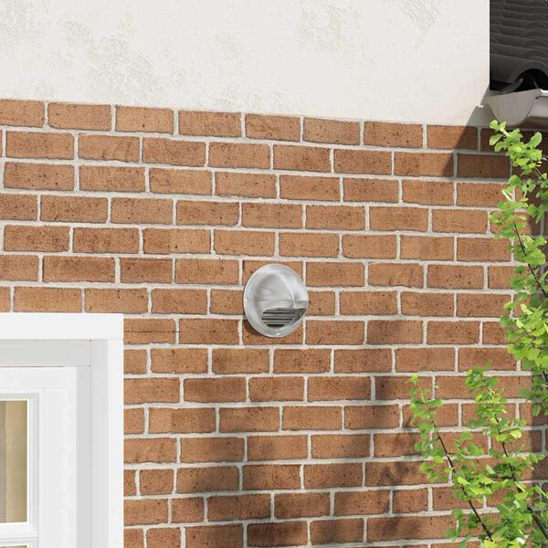 vidaXL Tampas de ventila&ccedil;&atilde;o de ar 8 pcs Prateado 150 mm A&ccedil;o inoxid&aacute;vel