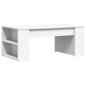 vidaXL Mesa de centro 102x55x42 cm derivados de madeira branco