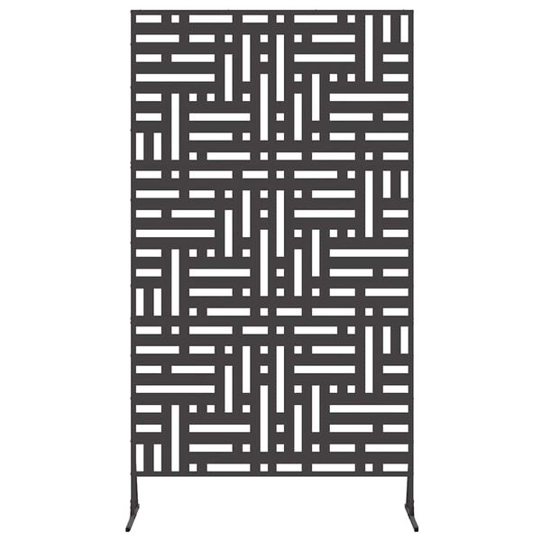 vidaXL Protetor de Privacidade Preto 100 x 50 x 180 cm A&ccedil;o