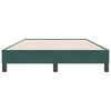 vidaXL Estrutura de cama sem colch&atilde;o 120x220 cm veludo verde-escuro